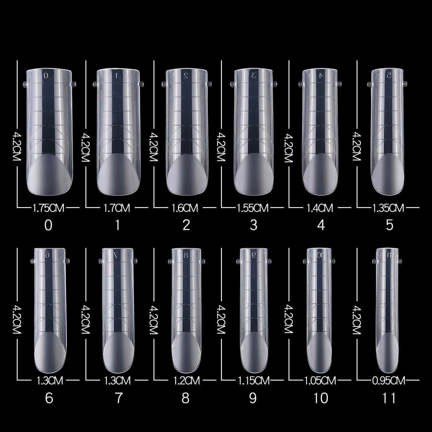 Dual Tip Cover Square XL 120 pz