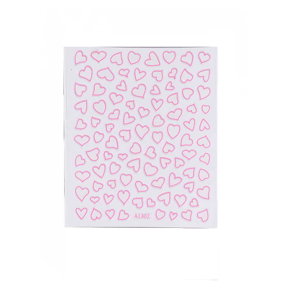 Sticker 3D nr A1302 Pink