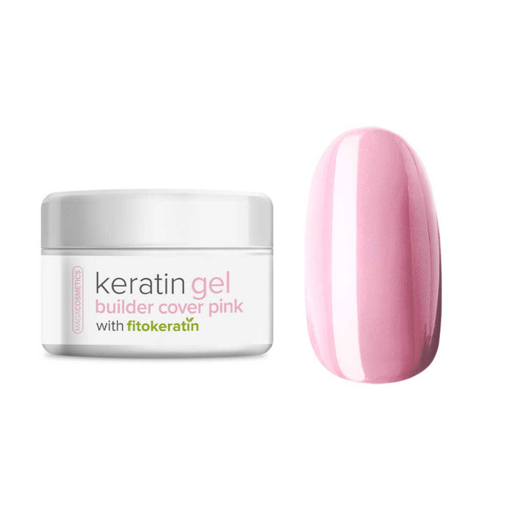 Keratin Gel Builder Cover Pink Vegan 15 ml