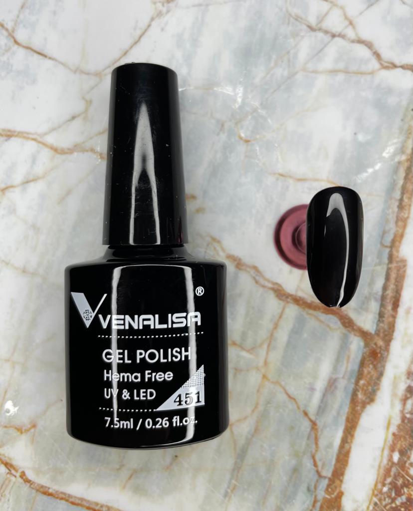 Esmalte en Gel Color 451 Black Hema Free 7,5 ml